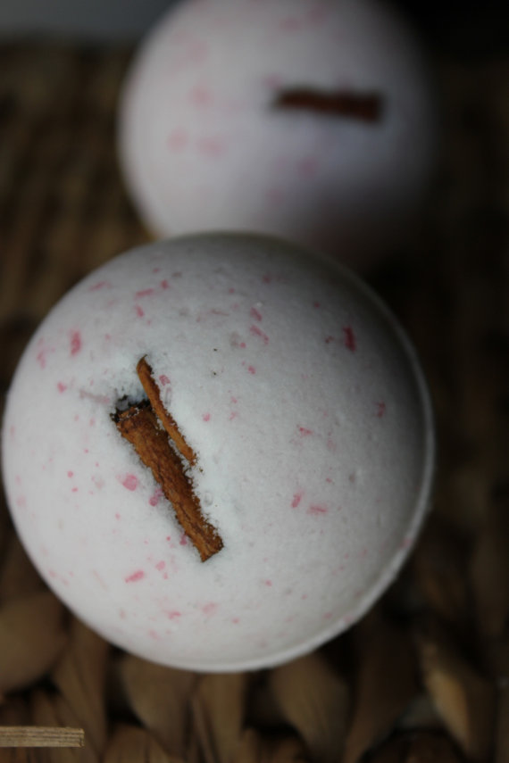 Apple Cider Bath Bombs Fizzy Bomb Gift Vegan Apple Cinnamon on Luulla