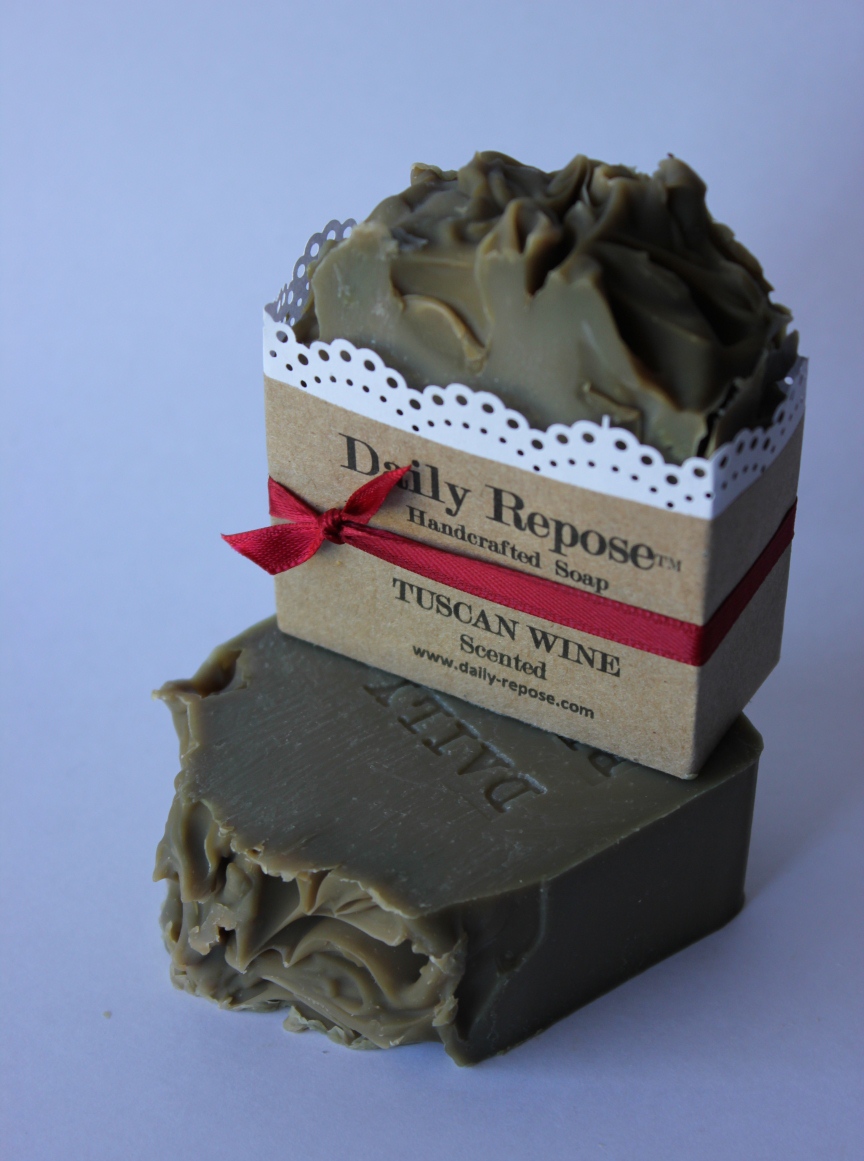 Tuscan Wine Soap Handmade Bar Scented Natural Vegan Cold Process Soaps